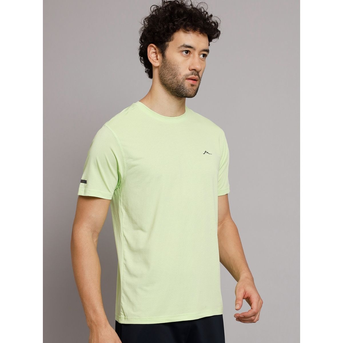 Men's Ultralight Athletic Half Sleeves T-Shirt - Lime 5