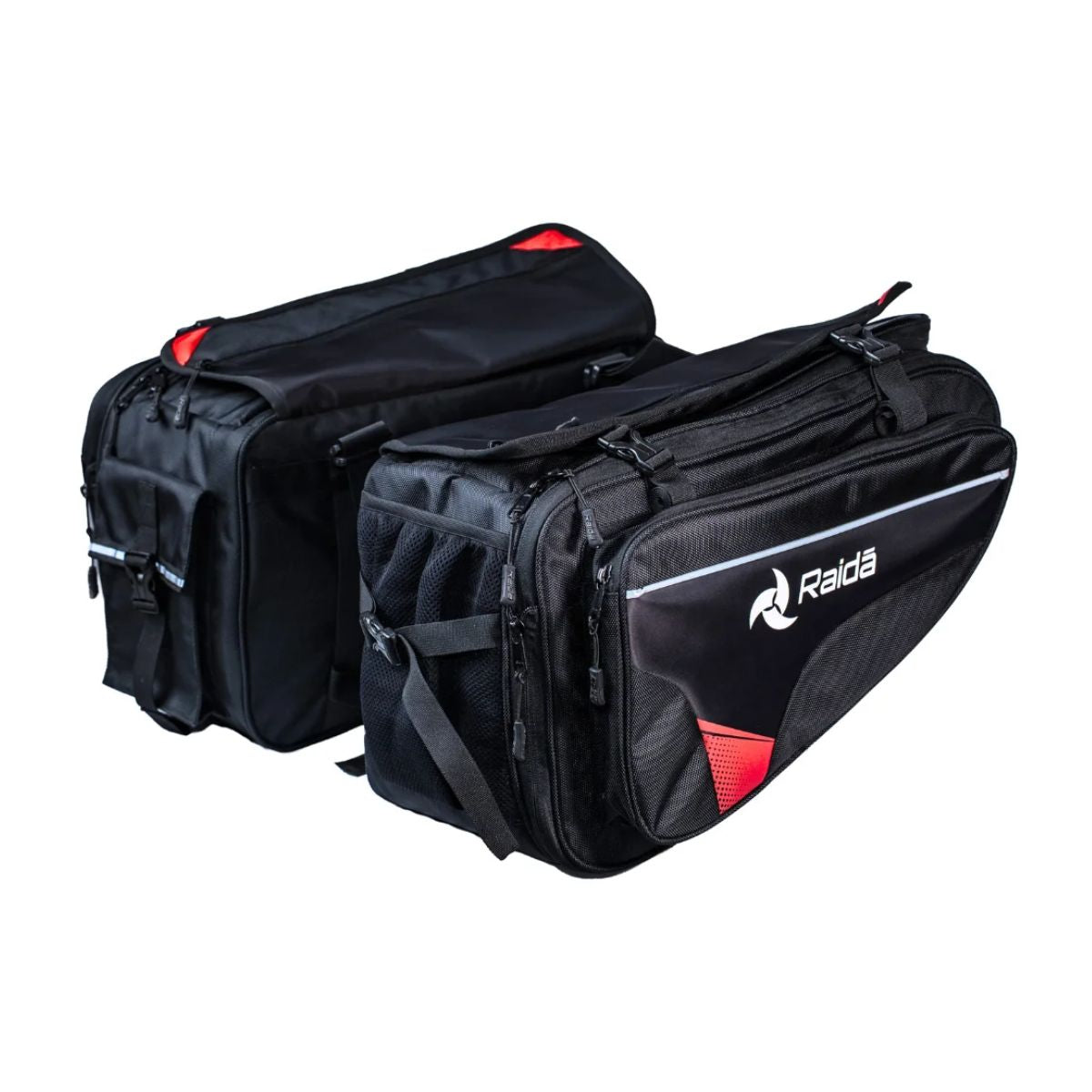 Compass V70 Motorcycle Saddle Bag - Black - OutdoorTravelGear.com