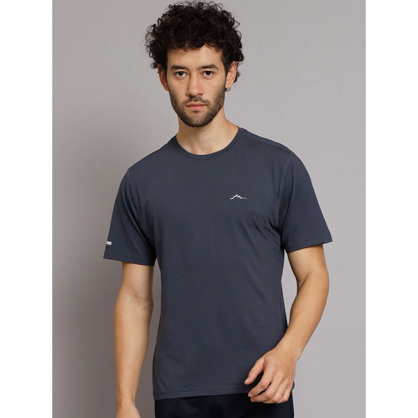 Men's Ultralight Athletic Half Sleeves T-Shirt - Metallic Gray 1