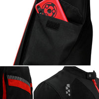 BOLT Motorcycle Riding Jacket with Armours - Red