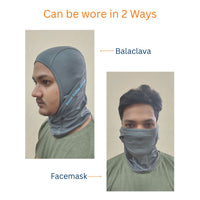 Breezer Cooling Balaclava - Stone Grey - OutdoorTravelGear.com