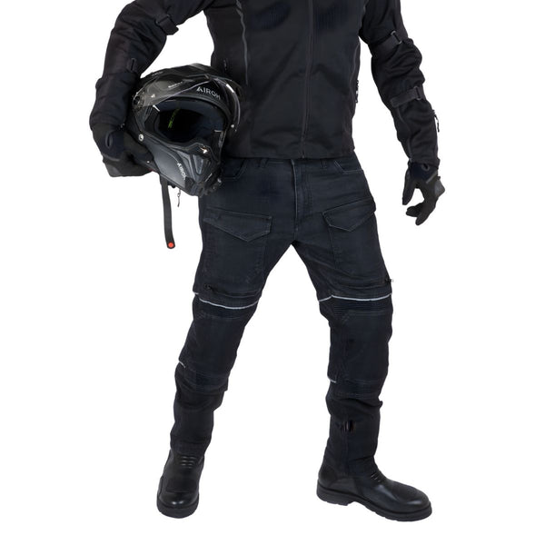 Outlaw - Riding Cargo Jeans - Charcoal Black - CORE-X - OutdoorTravelGear.com