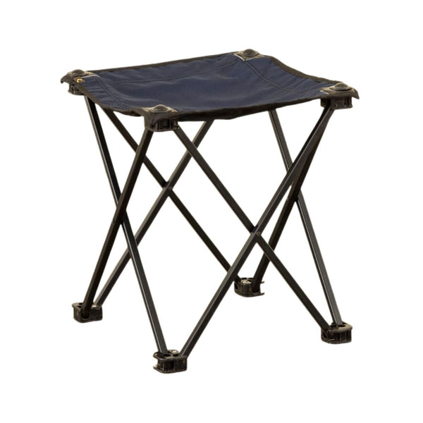 Foldable Camping Stool - Blue - OutdoorTravelGear.com