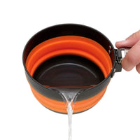 Frontier Ultralight Collapsible 1L Pot Cook Set - 3 Piece Set - OutdoorTravelGear.com