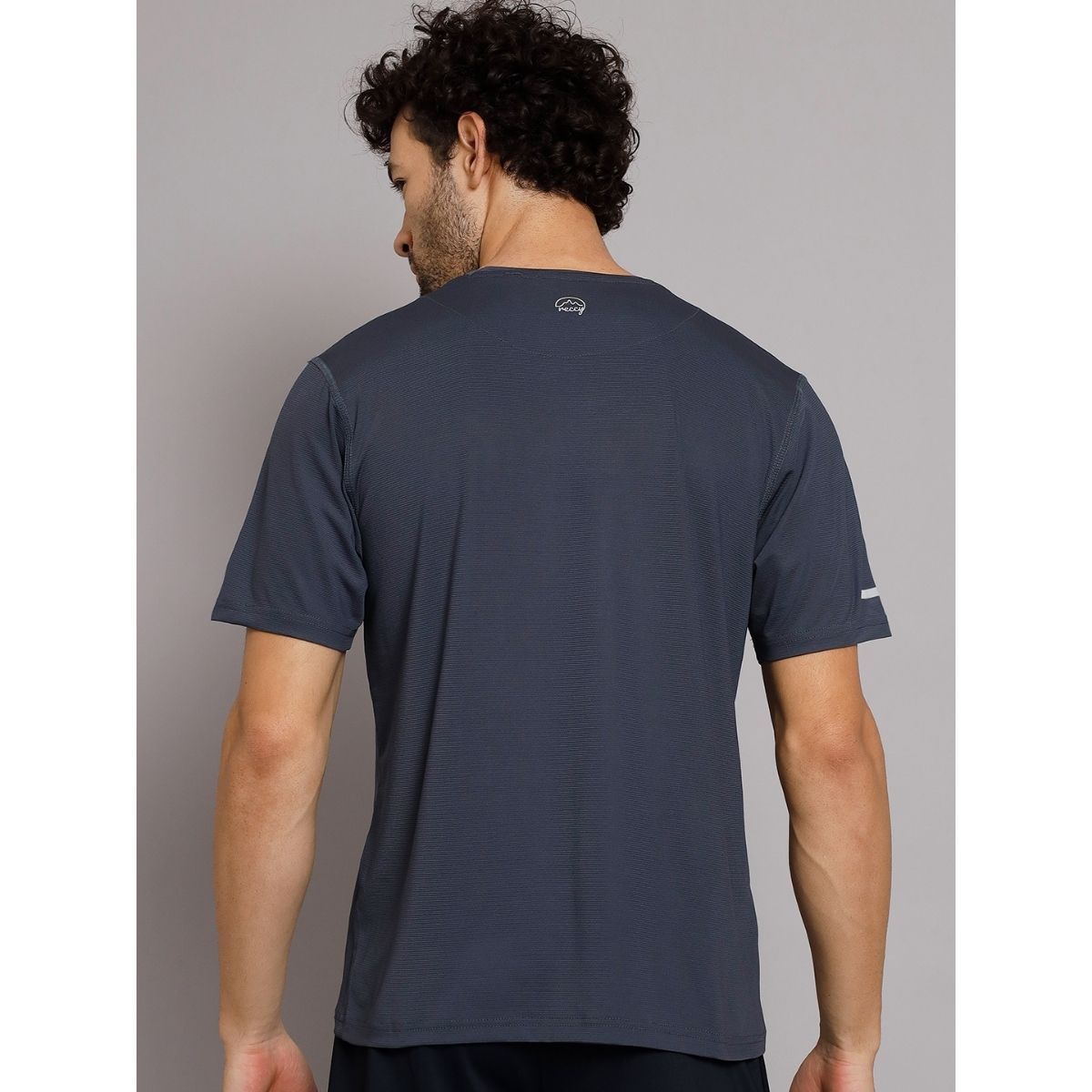 Men's Ultralight Athletic Half Sleeves T-Shirt - Metallic Gray 3