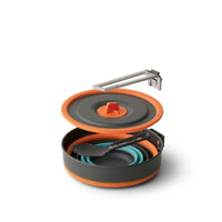 Frontier Ultralight Collapsible 1L Pot Cook Set - 3 Piece Set - OutdoorTravelGear.com