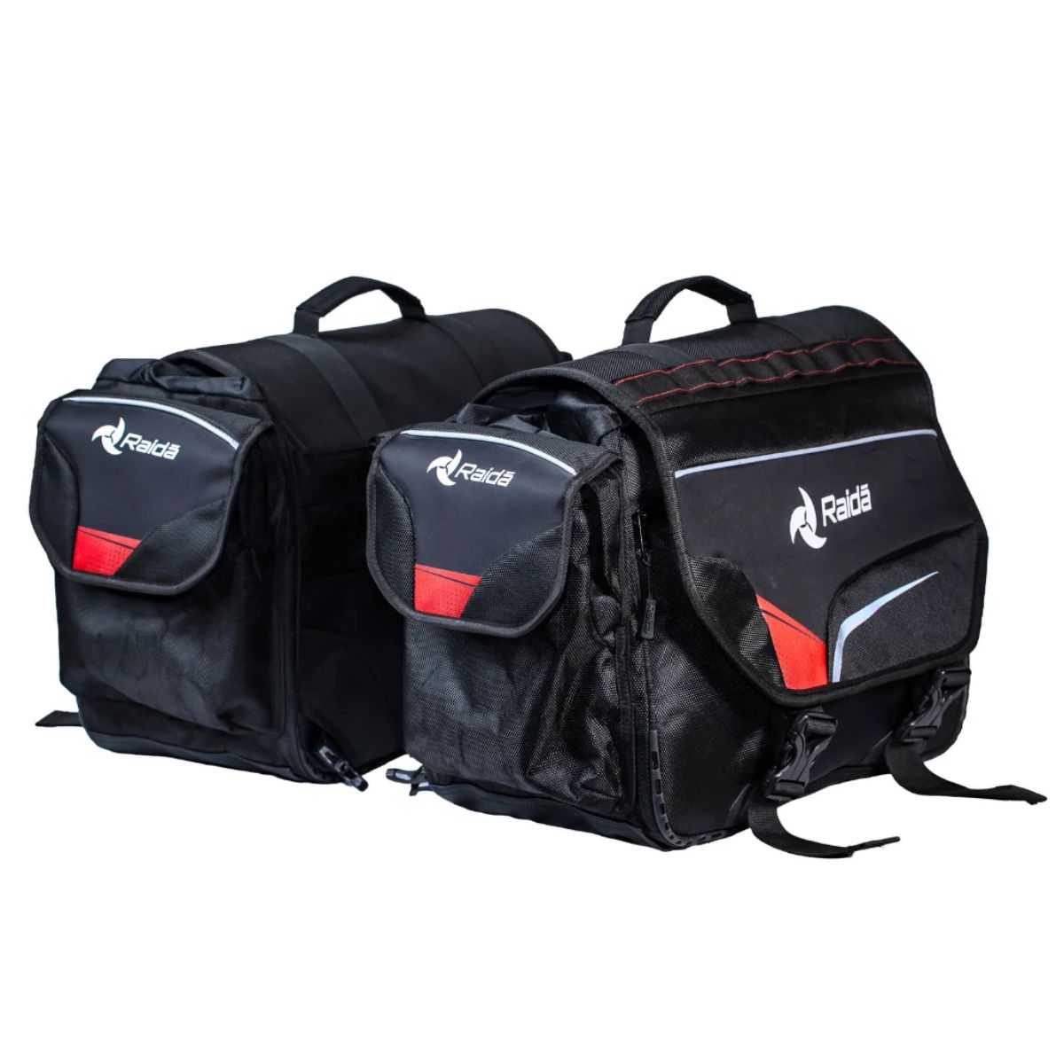 Compass S60 Motorcycle Saddle Bag - Black - OutdoorTravelGear.com