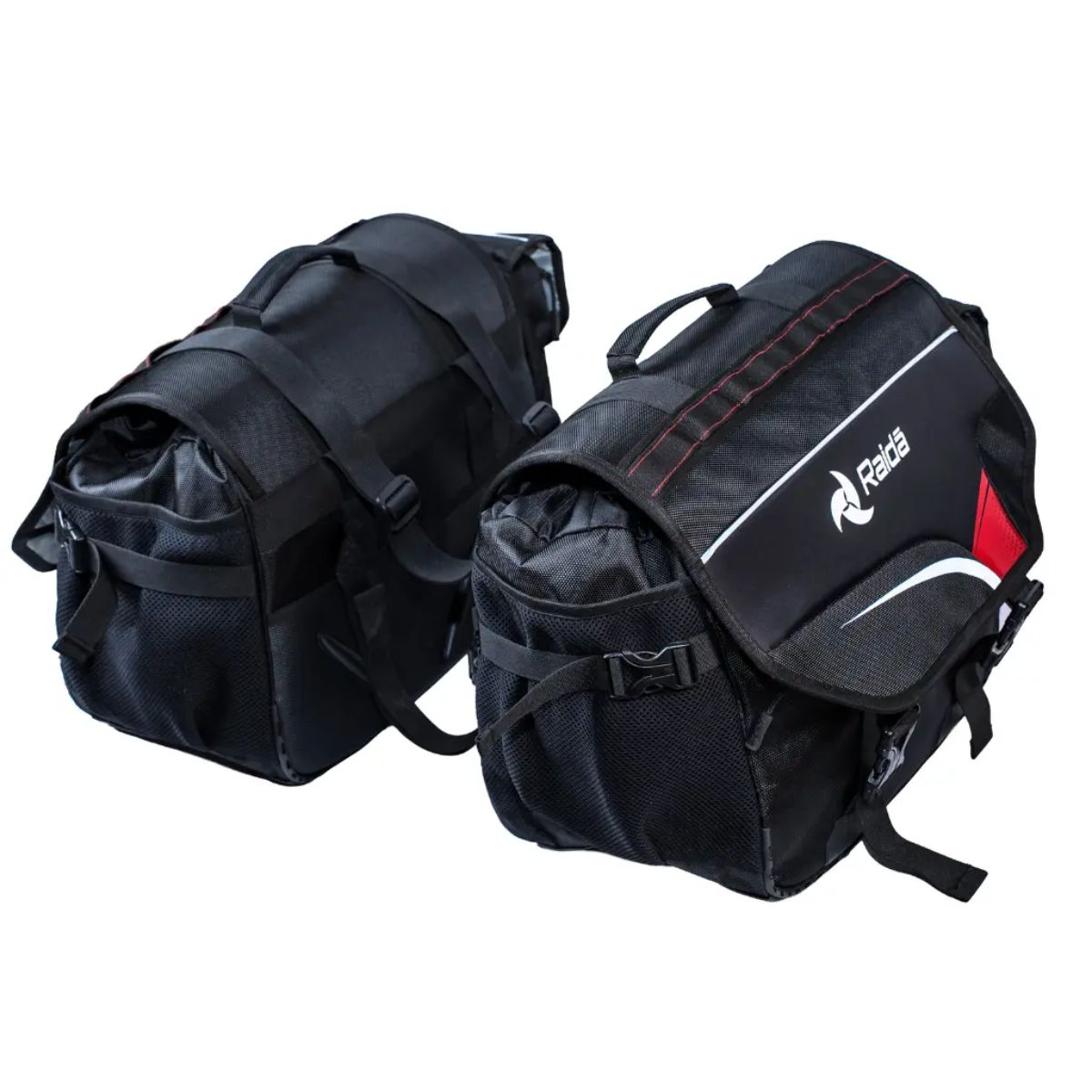 Compass S60 Motorcycle Saddle Bag - Black - OutdoorTravelGear.com