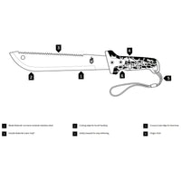 Compact Clearpath Machete - 31-003155 - OutdoorTravelGear.com