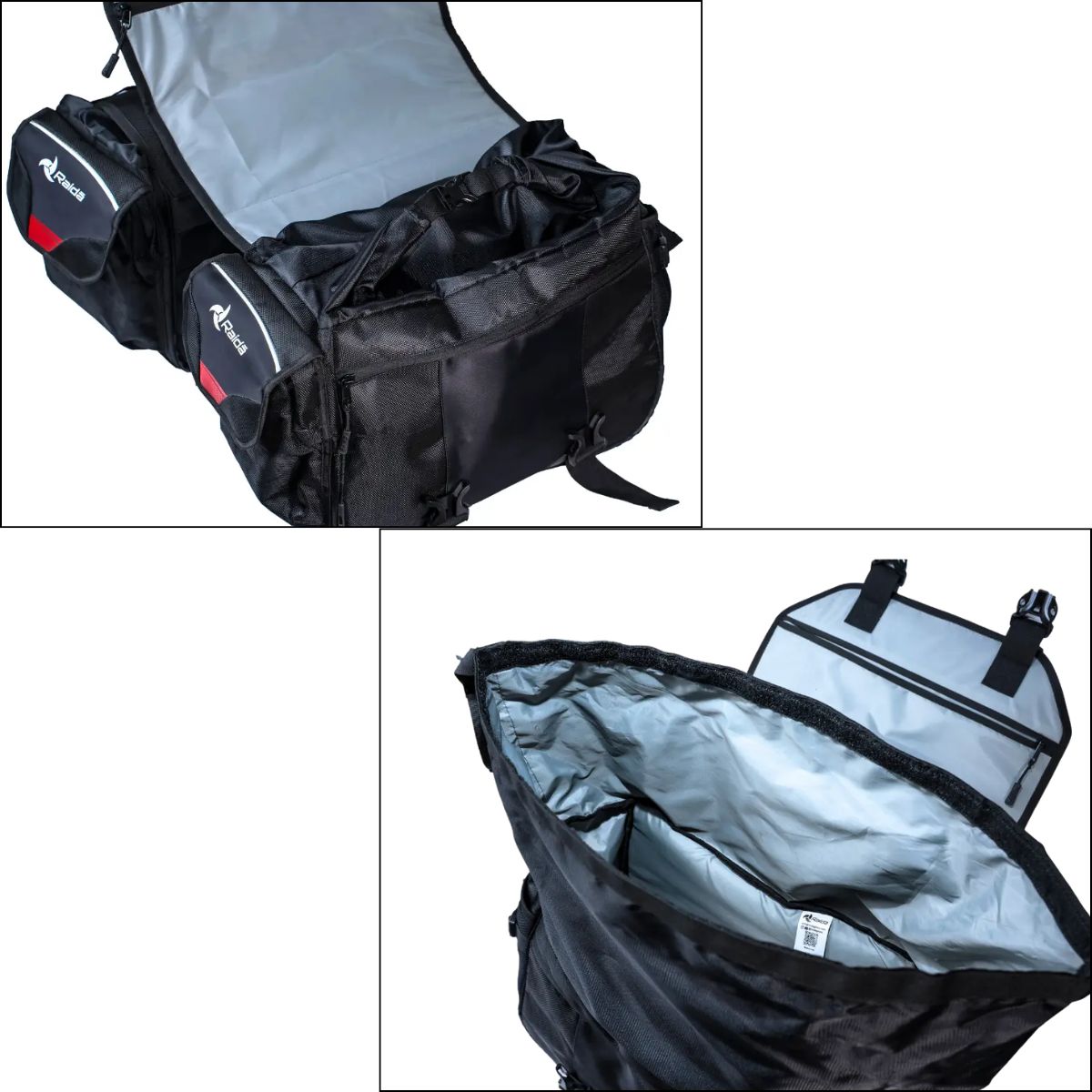 Compass S60 Motorcycle Saddle Bag - Black - OutdoorTravelGear.com