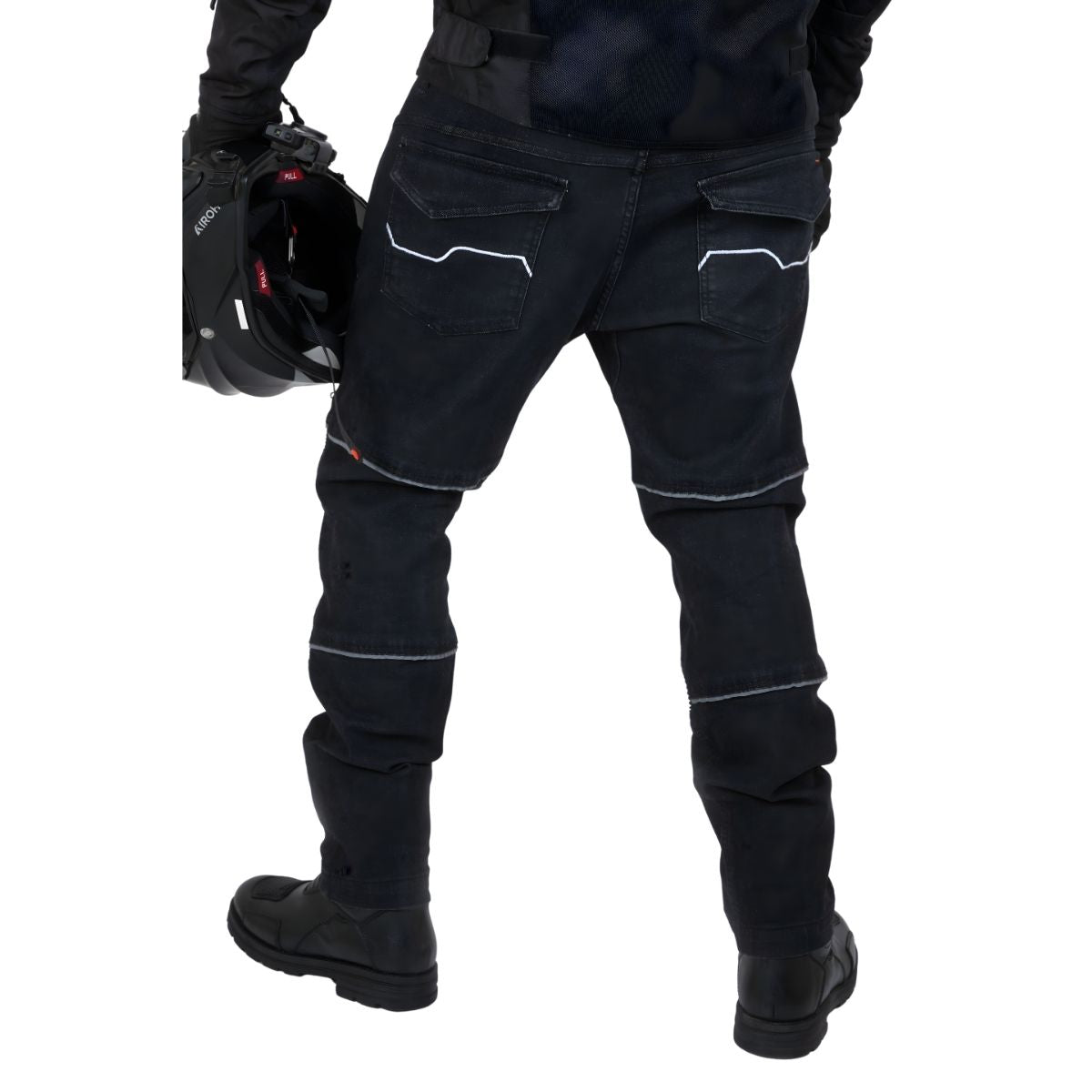 Outlaw - Riding Cargo Jeans - Charcoal Black - CORE-X - OutdoorTravelGear.com