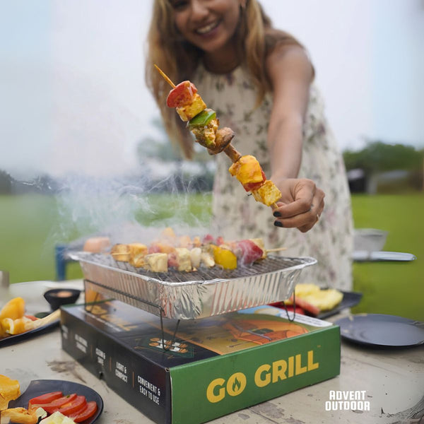 Go Grill - Instant Lighting Disposable Barbeque Grill - OutdoorTravelGear.com