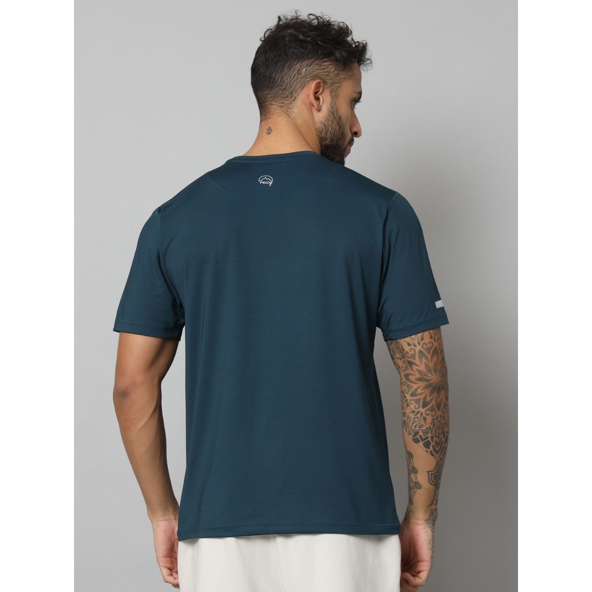 Men's Ultralight Athletic Half Sleeves T-Shirt - Pacific Blue 3