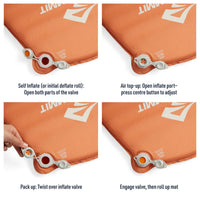 Pursuit Plus Self-Inflating Sleeping Mat - OutdoorTravelGear.com