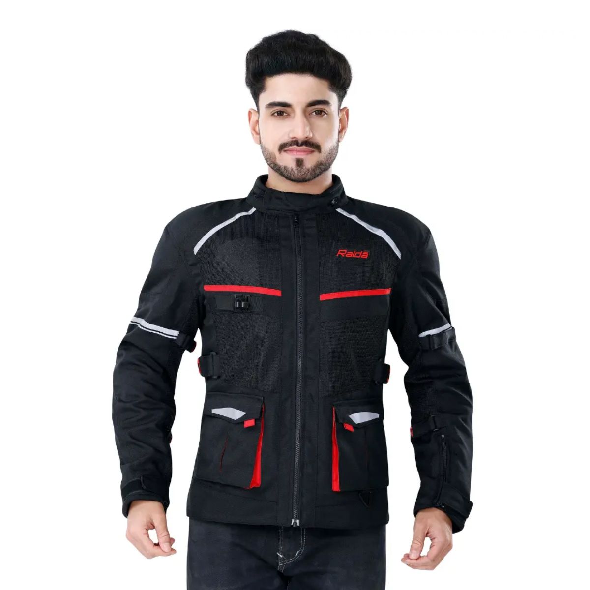 Rover Riding Jacket with Armours - Red