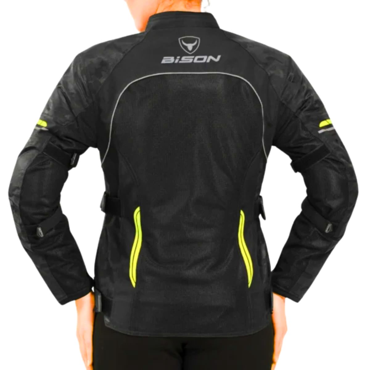 Women's Phoenix Riding Jacket - Black + Hi-Viz Neon - OutdoorTravelGear.com