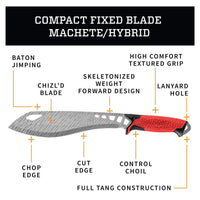 Versafix Pro Machete - Red - 31-003469 - OutdoorTravelGear.com