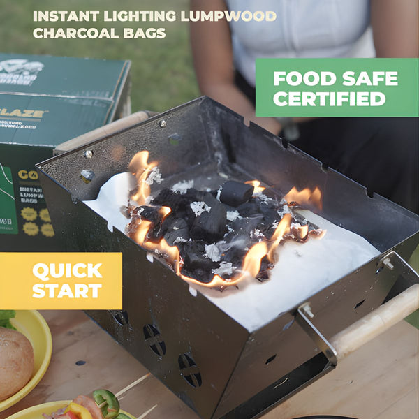 Go Blaze - Instant Lighting Lumpwood Charcoal Bags