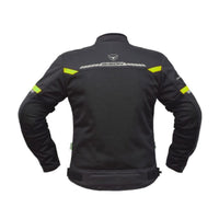 Comet Motorcycle Riding Jacket - Black + Neon - OutdoorTravelGear.com