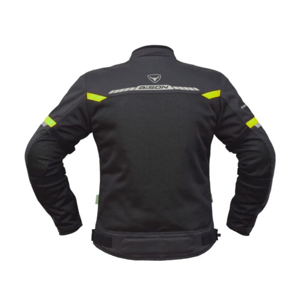 Comet Motorcycle Riding Jacket - Black + Neon - OutdoorTravelGear.com