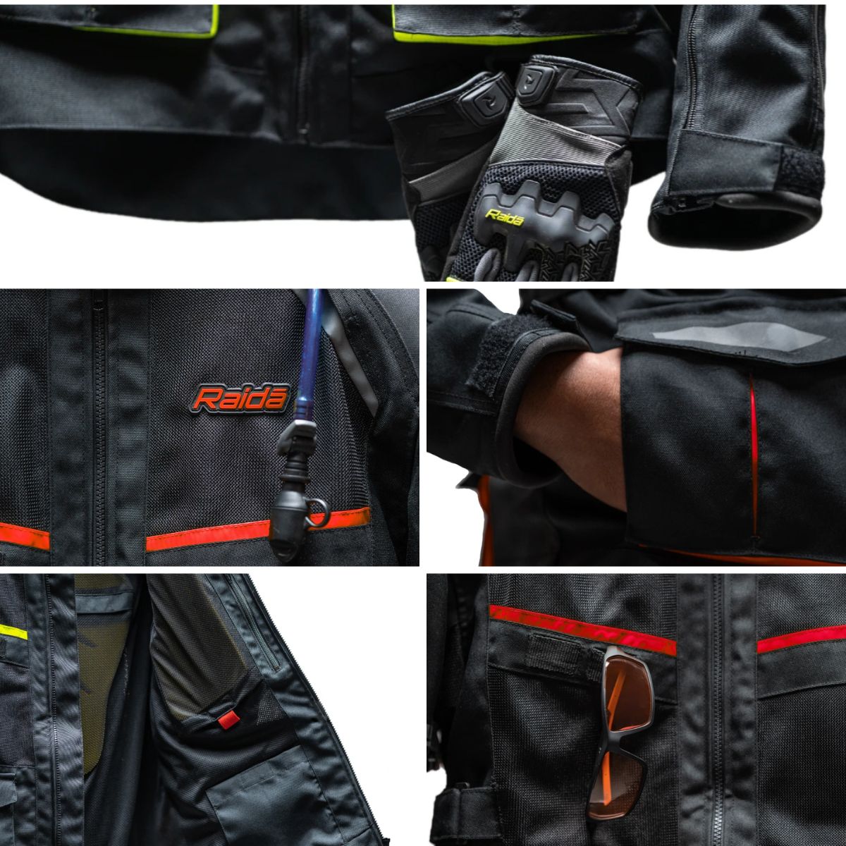 Rover Riding Jacket with Armours - Red