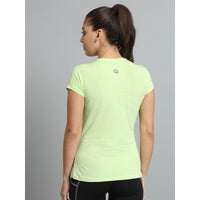 Women's Ultralight Athletic Half Sleeves T-Shirt - Lime 3
