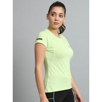 Women's Ultralight Athletic Half Sleeves T-Shirt - Lime 5