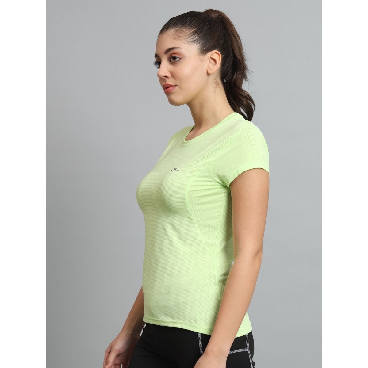 Women's Ultralight Athletic Half Sleeves T-Shirt - Lime 6
