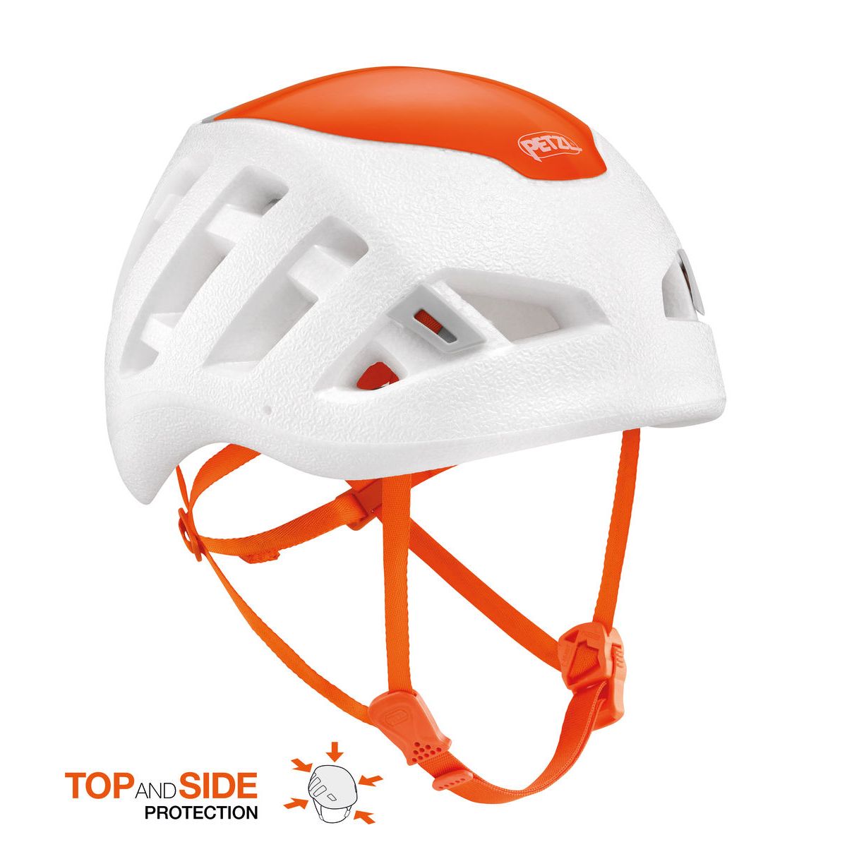Sirocco Climbing & Mountaineering Helmet - White/Orange 2