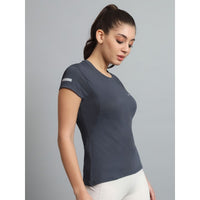 Women's Ultralight Athletic Half Sleeves T-Shirt - Metallic Grey 6
