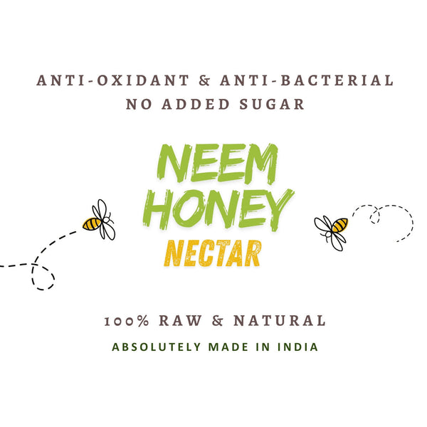Neem Honey | Anti-Oxidant & Anti-Bacterial Nectar | 100% Raw & Natural