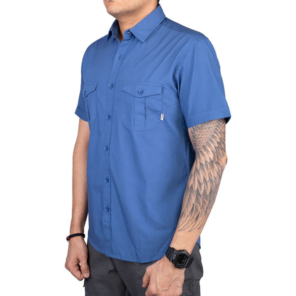 Hiking Shirt - Half Sleeves - Explorer Series - Blue 2