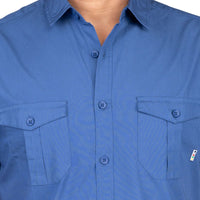 Hiking Shirt - Half Sleeves - Explorer Series - Blue 6