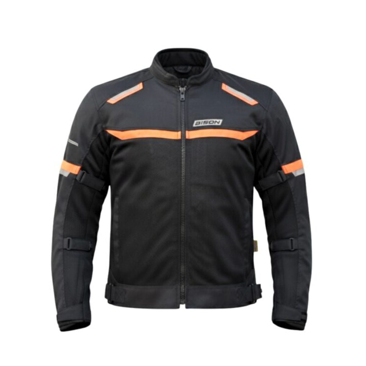 Comet Motorcycle Riding Jacket - Black + Orange - OutdoorTravelGear.com
