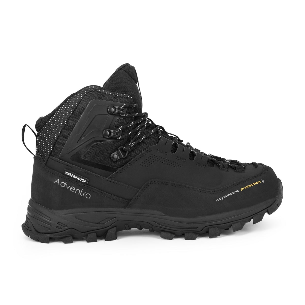 Men Waterproof Mid-Top Hiking Shoes with 3M Insulation | WH1106 - Black - OutdoorTravelGear.com