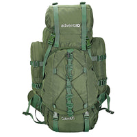 Colonel Rucksack + Detachable Daypack With Rain Cover - 85Litres - Olive Green - OutdoorTravelGear.com