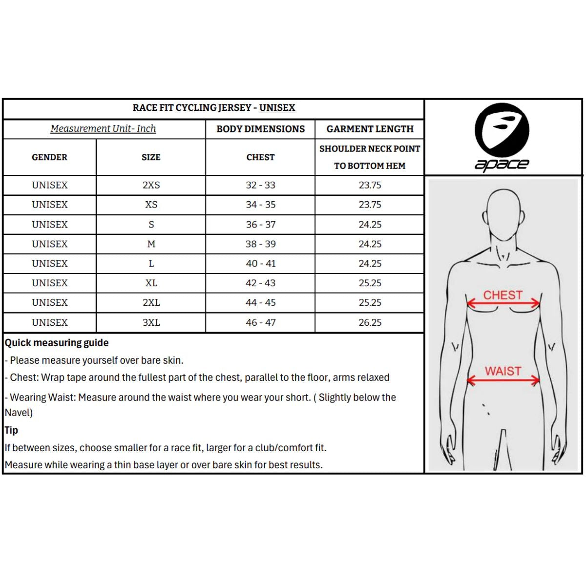 Unisex Cycling Jersey | Race Fit - Monsoon - OutdoorTravelGear.com