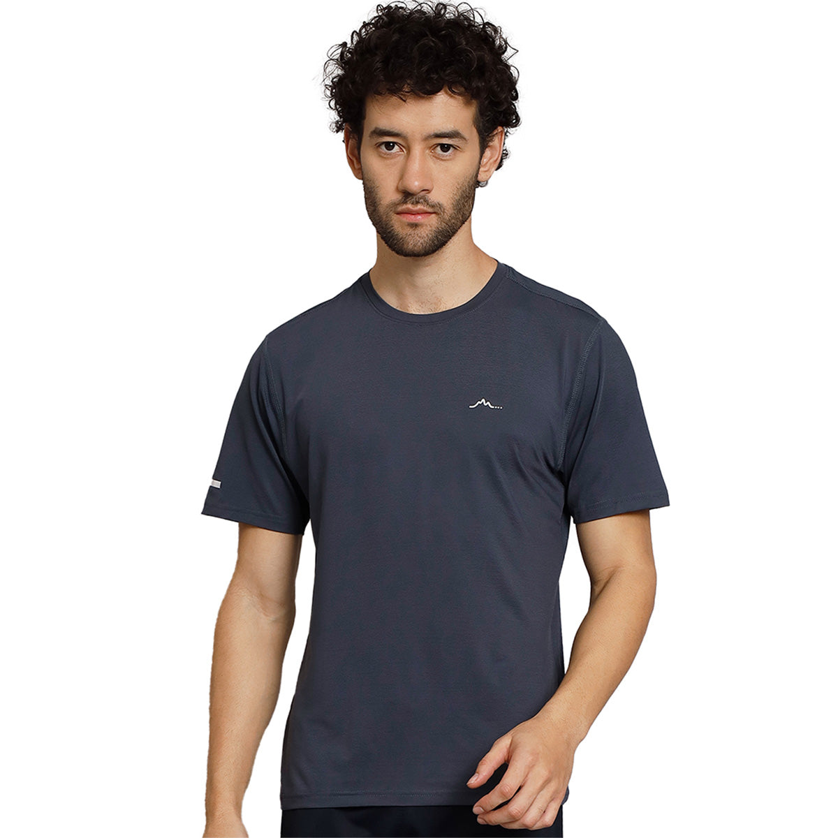 Men's Ultralight Athletic Half Sleeves T-Shirt - Metallic Gray - OutdoorTravelGear.com