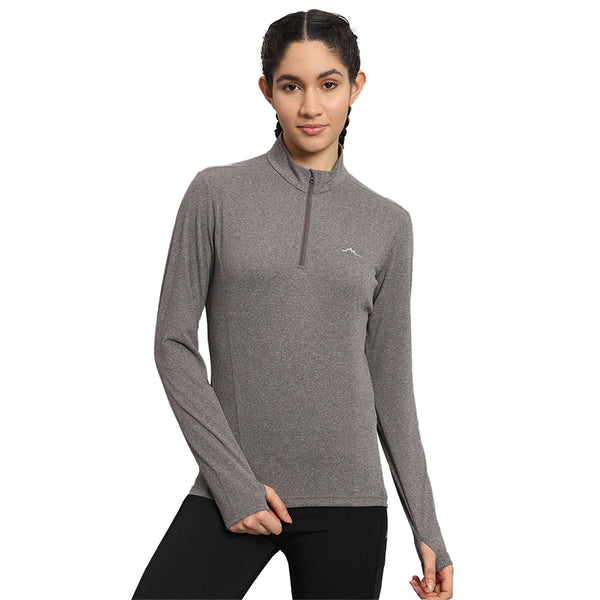 Women's Nomadic Full Sleeves T-Shirt / Baselayer - Pebble - OutdoorTravelGear.com