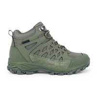 Men Waterproof Mid-Top Hiking Shoes with Cushioned Comfort | WH1107 - Green - OutdoorTravelGear.com