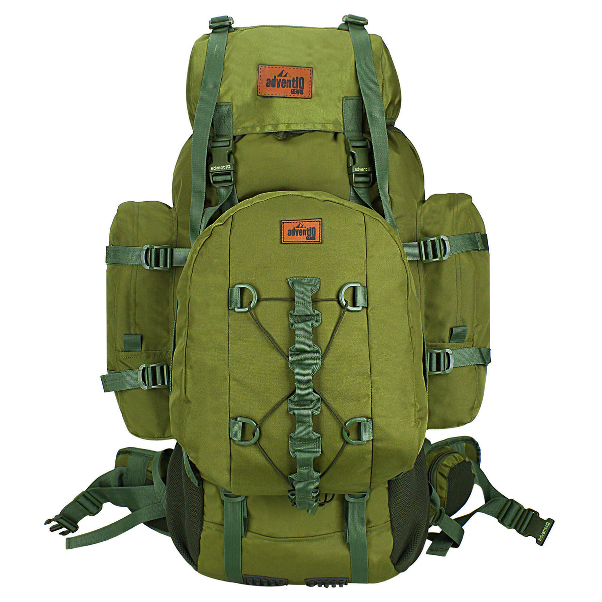 Para SF Rucksack with Metal Frame + Detachable Daypack With Rain Cover - 90 Litres - Olive Green - OutdoorTravelGear.com