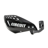 Circuit Equipment Vector Carbon Handguards with Nylon Bracket - Black+White