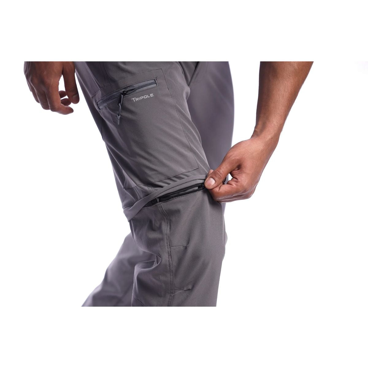Men's Stretchable Pants for Trekking and Hiking Convertible to Shorts