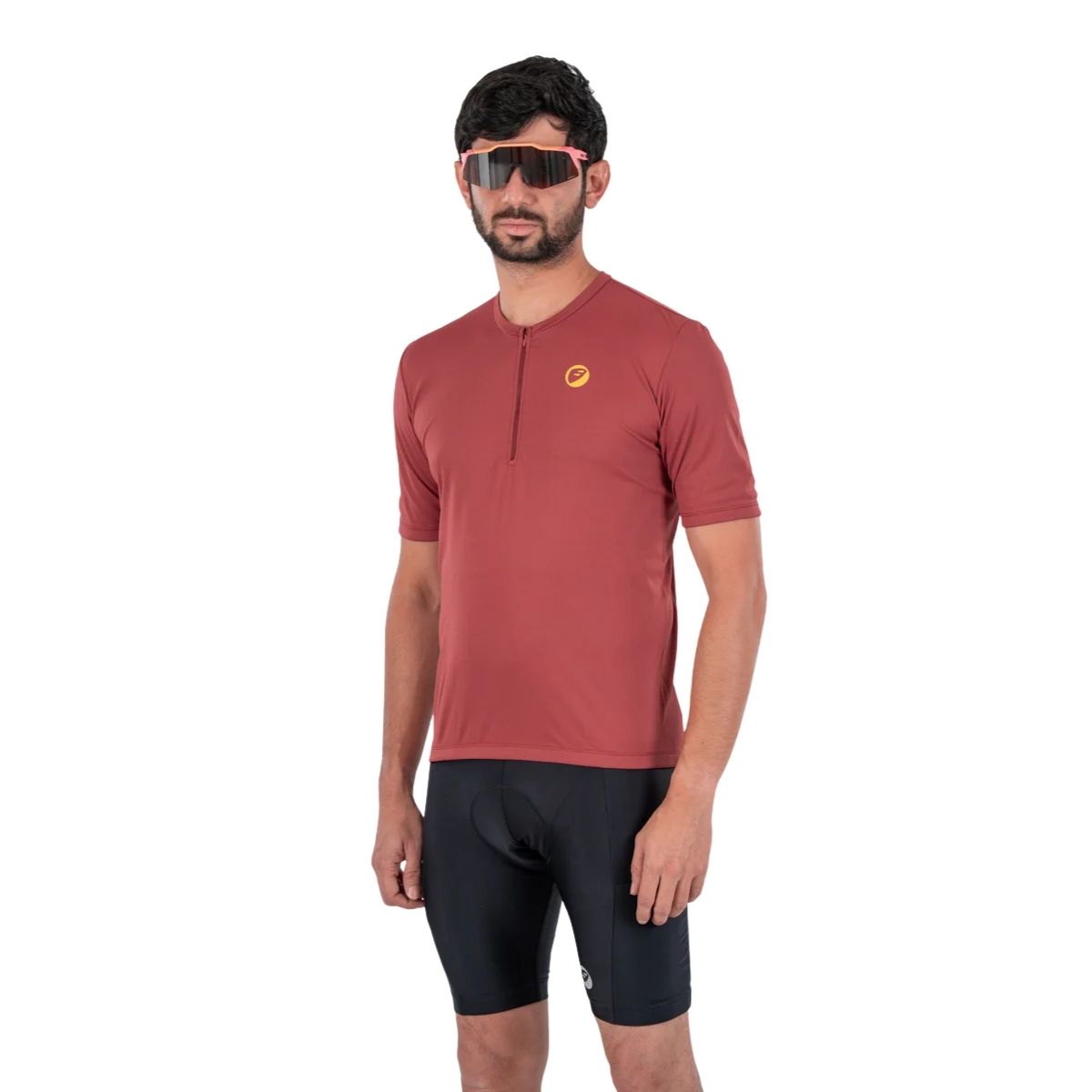Unisex Cycling T-Shirt | Cruise - Apricot - OutdoorTravelGear.com