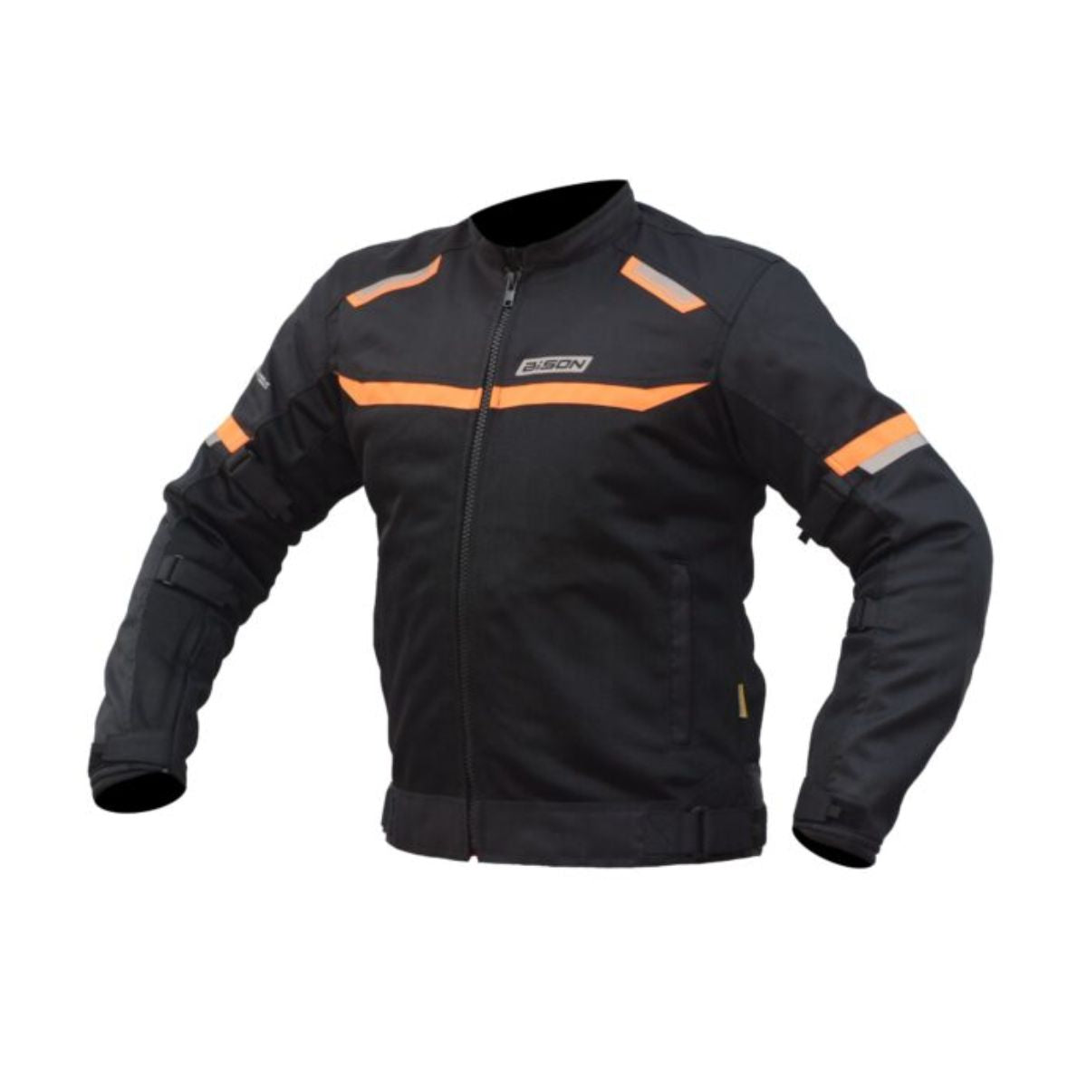 Comet Motorcycle Riding Jacket - Black + Orange - OutdoorTravelGear.com