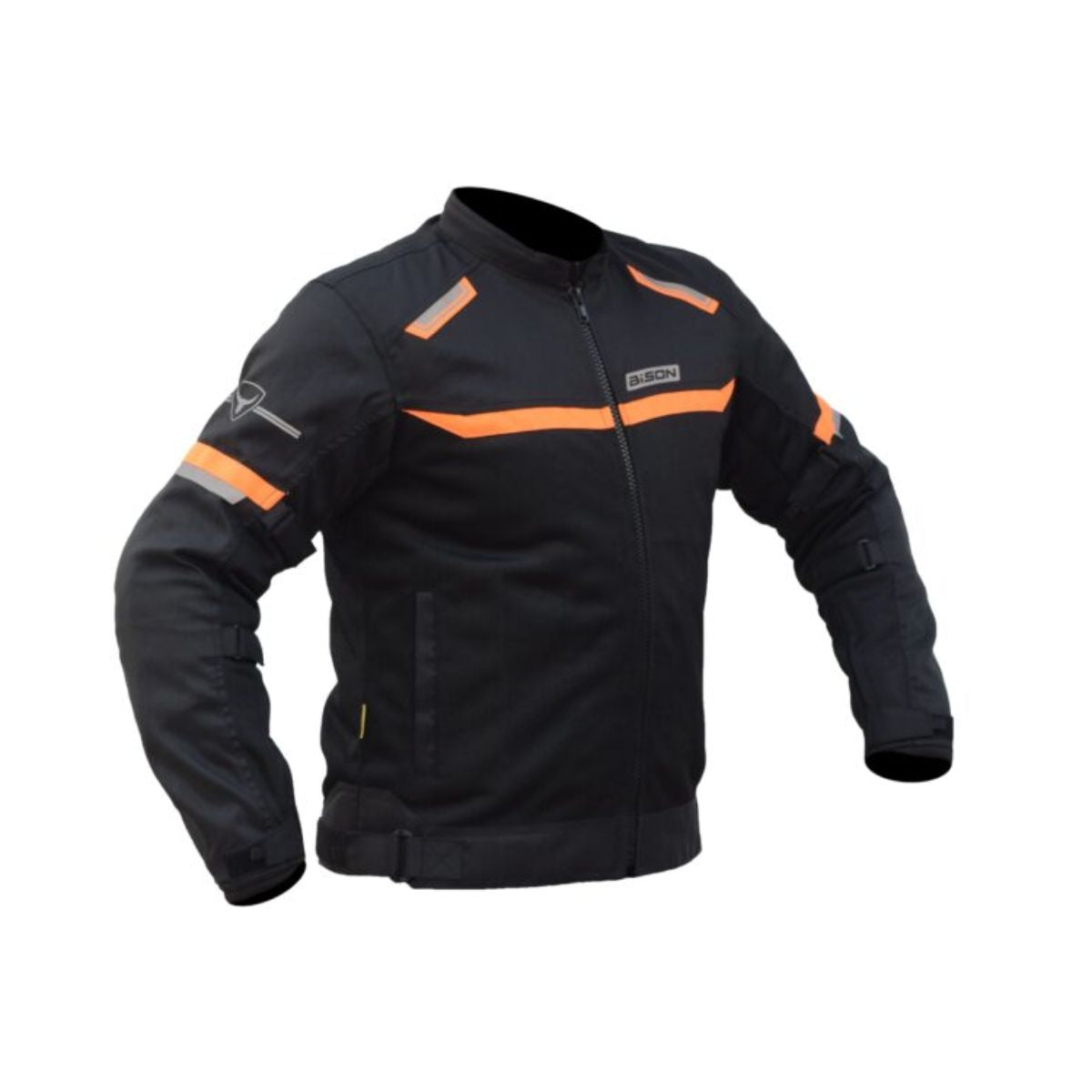 Comet Motorcycle Riding Jacket - Black + Orange - OutdoorTravelGear.com