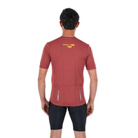 Unisex Cycling T-Shirt | Cruise - Apricot - OutdoorTravelGear.com