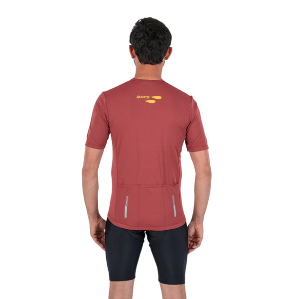 Unisex Cycling T-Shirt | Cruise - Apricot - OutdoorTravelGear.com