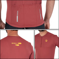 Unisex Cycling T-Shirt | Cruise - Apricot - OutdoorTravelGear.com