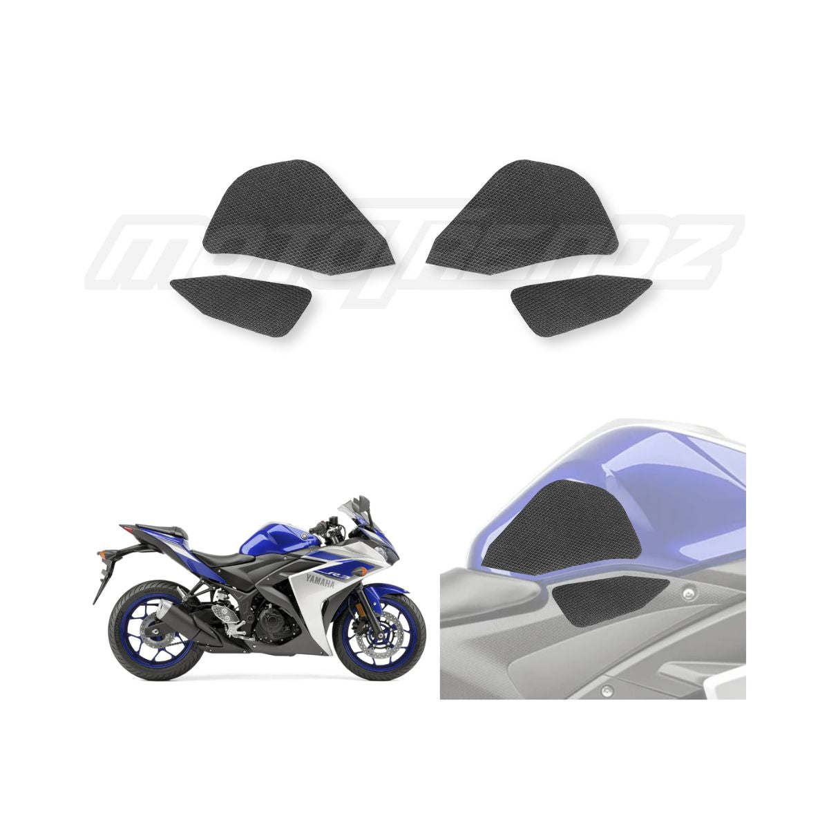 Traction Pads for Yamaha R3 3